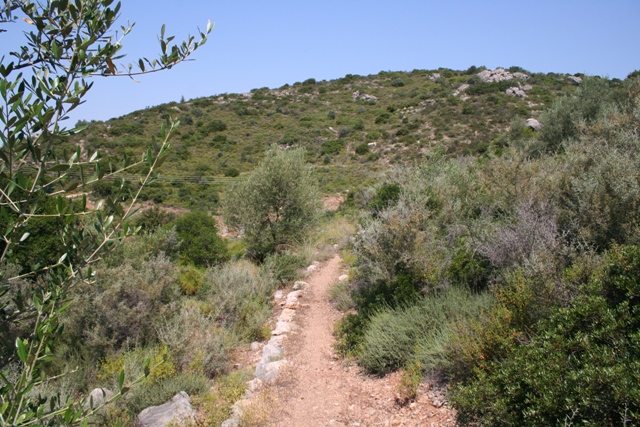 Kazarma - The Bronze age Mycenaean route leading East to Epidavros